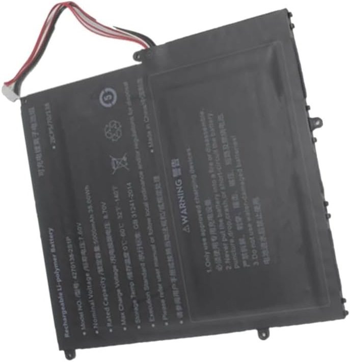 (kuva varten) akut 4270138-2S1P U3976127PV-2S1P Sgin M17 Pro 10-Pin 7-Line 7.6V 5000mAh