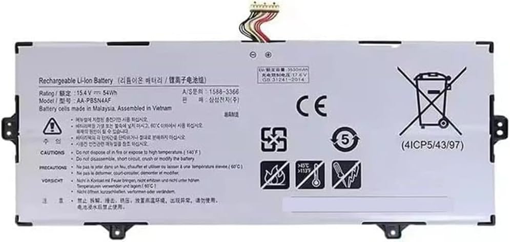 (kuva varten) akut AA-PBSN4AF AAPBSN4AF Samsung Notebook 9 Pen 13 Inch NP930SBE NT930SBE