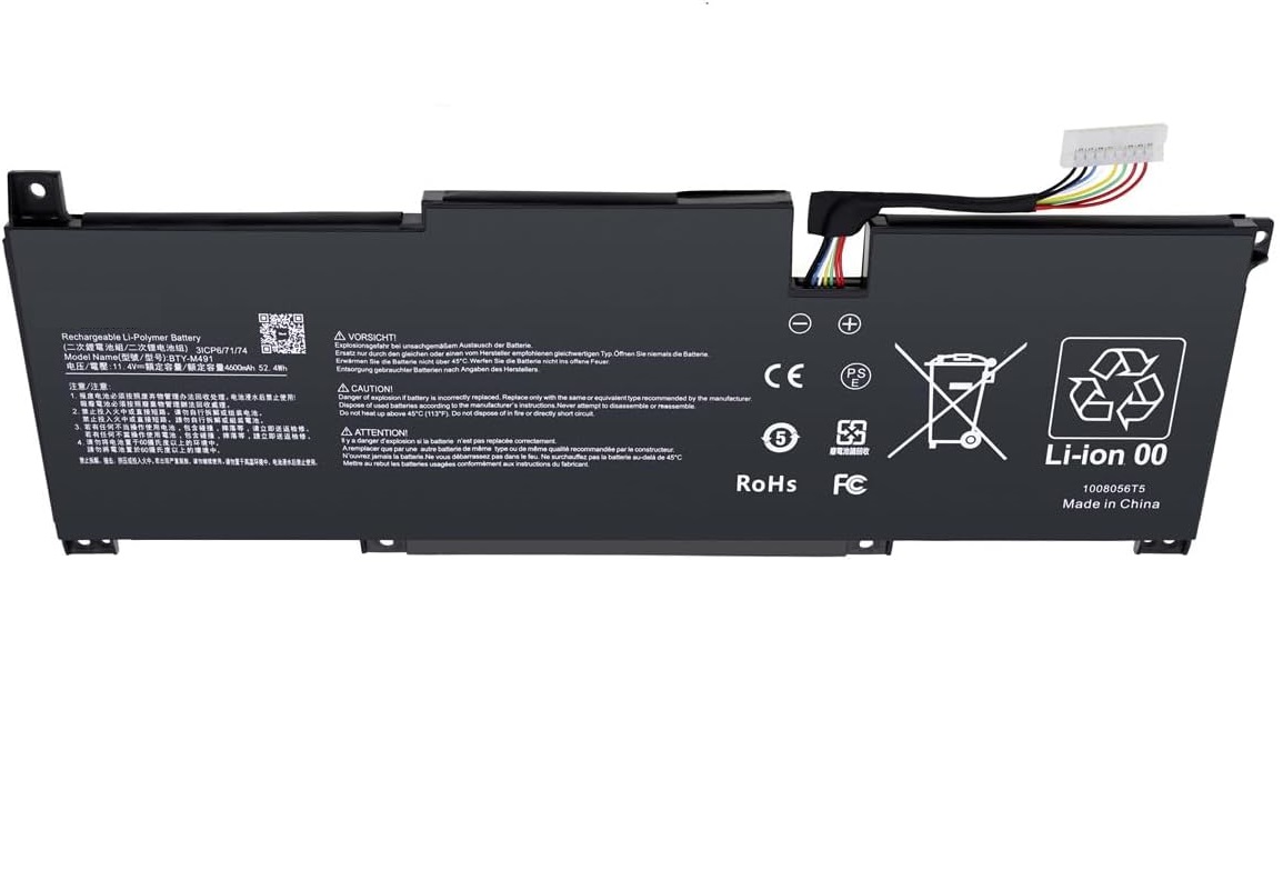 (kuva varten) akut BTY-M491 MSI Modern 15 A11M MS-1552 15M A11SDK A11UEKV 11.4V