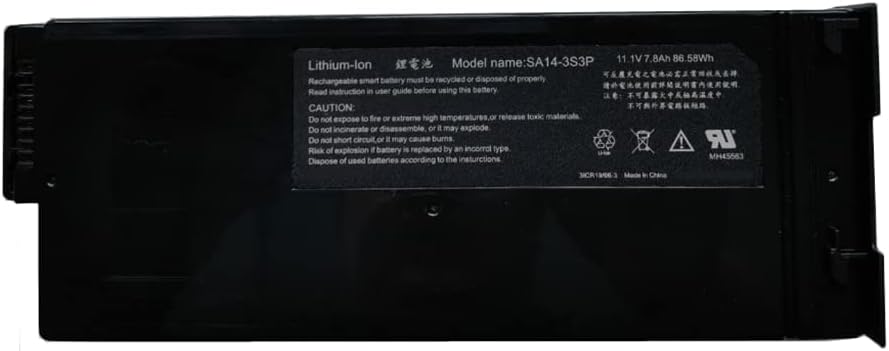 (kuva varten) akut DurabooK SA14-3S3P 3ICR19/66-3 11.1V Durabook SA14
